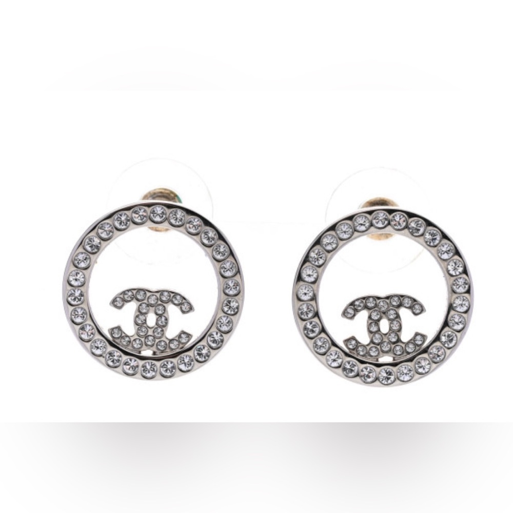 Chanel Crystal CC earrings